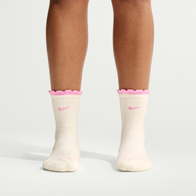 Nike Everyday Elevated Yuvarlatılmış Boğazlı Micro-Crew Çoraplar (2 Çift) görsel 4