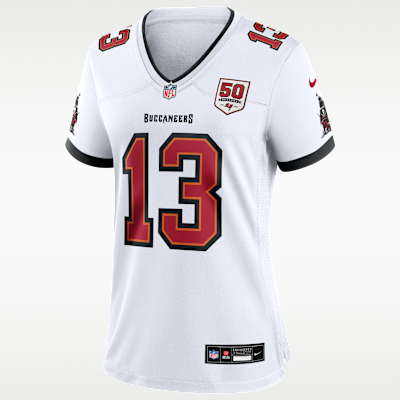 Jersey Nike de la NFL Game para mujer Mike Evans Tampa Bay Buccaneers 50th Anniversary