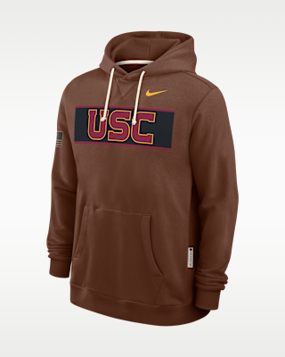 Мужское худи USC 2026 Military Appreciation Standard Issue Nike Dri-FIT College Pullover Hoodie