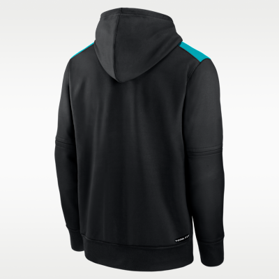 Miami Marlins Authentic Collection City Connect Men's Nike Therma MLB Pullover Hoodie
