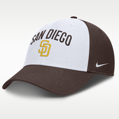 Gorra Nike Dri-FIT de la MLB ajustable para hombre San Diego Padres Club