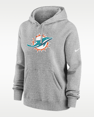 Женское худи Miami Dolphins Club Nike NFL Pullover Hoodie