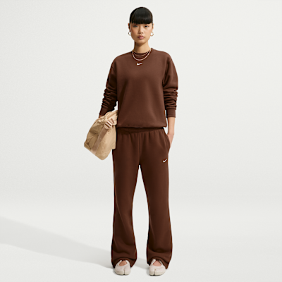 Nike Studio Fleece Orta Kalınlıkta Normal Belli Açık Paçalı Kadın Eşofman Altı