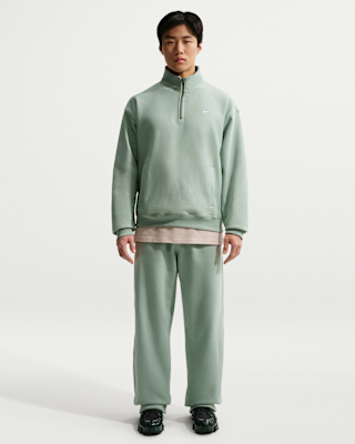 Мужские Nike Solo Swoosh Fleece Open-Hem Pants