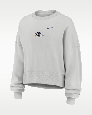 Женские Baltimore Ravens Primetime Phoenix Nike NFL Oversized Pullover Crew