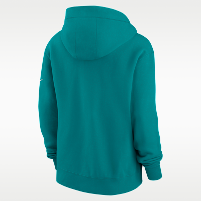 Sudadera con gorro Nike de la NFL de cierre completo para mujer Miami Dolphins Phoenix Rewind