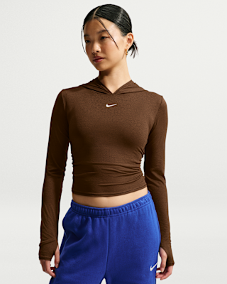 Женские Nike Sportswear Slim Long-Sleeve Sheer Top