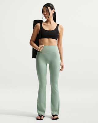 Женские тайтсы Nike One High-Waisted Flared Leggings