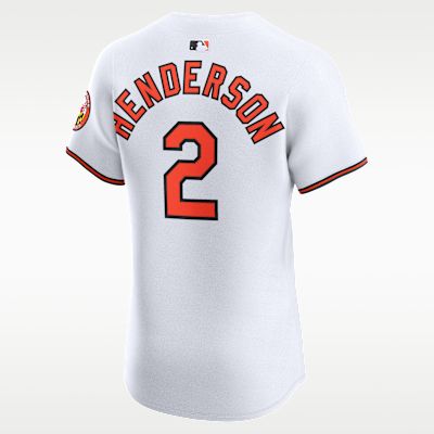 Gunnar Henderson Baltimore Orioles Men's Nike Dri-FIT ADV MLB Elite Jersey