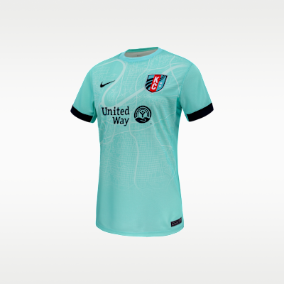 Jersey Nike Dri-FIT de la NWSL Replica para mujer KC Current visitante 2025 Stadium Temwa Chaŵinga