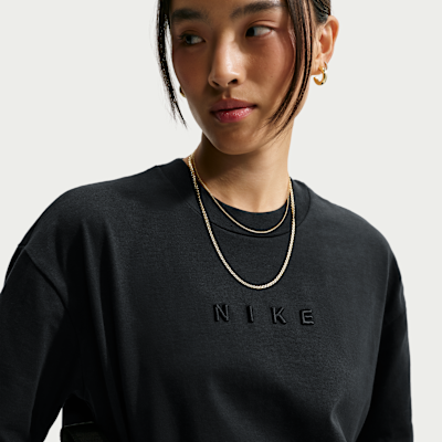 Nike Sportswear Mod-Crop Oversize Kadın Tişörtü görsel 3