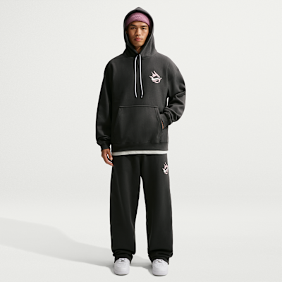 Nike Solo Swoosh Fleece Erkek Kapüşonlu Üst görsel 4