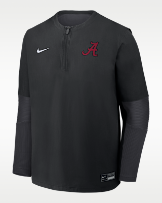 Мужские  Alabama Dugout Nike Dri-FIT College 1/4-Zip Long-Sleeve Windshirt