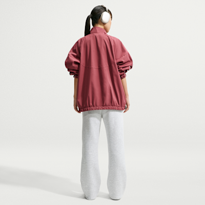 Nike Studio Fleece Orta Kalınlıkta Normal Belli Açık Paçalı Kadın Eşofman Altı görsel 5