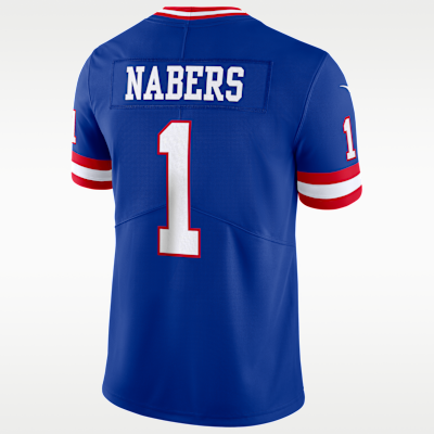 Malik Nabers New York Giants Men's Nike Dri-FIT NFL Limited Jersey