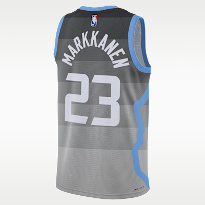 Jersey Nike de la NBA Swingman para hombre de Lauri Markkanen de los Utah Jazz City Edition