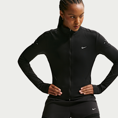 Nike Swift Dri-FIT Tam Boy Fermuarlı Kadın Koşu Üstü görsel 3