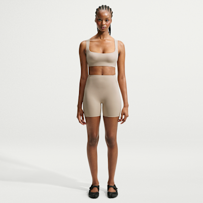 NikeSKIMS Studio Stretch Kare Yaka Kadın Sütyeni görsel 4