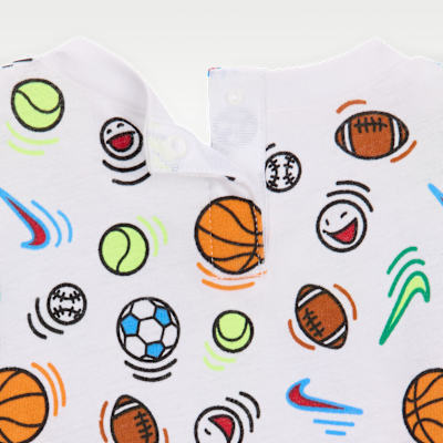 Nike Sportswear Baby (0-9M) Sportball Printed Romper