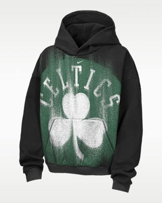 Детское худи Boston Celtics Big Kids' Nike Basketball Hoodie для баскетбола