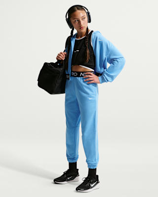 Детские спортивные штаны Nike Pro Fleece Big Kids' (Girls') Dri-FIT Joggers