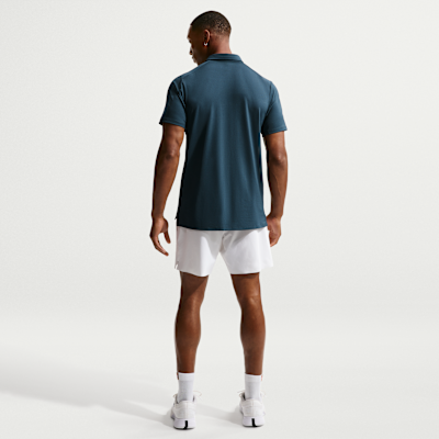 NikeCourt Advantage Dri-FIT Erkek Tenis Polo Üstü görsel 5