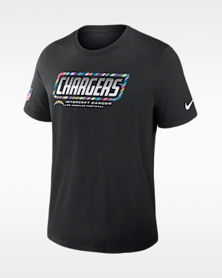 Мужская футболка Los Angeles Chargers Crucial Catch Sideline Nike Dri-FIT NFL