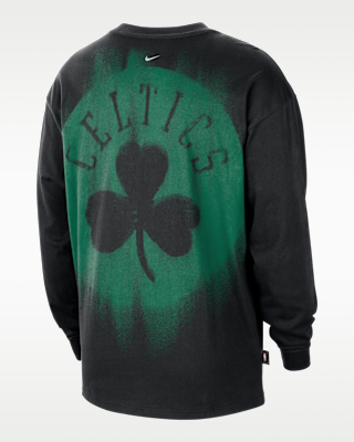 Мужские  Boston Celtics Standard Issue Nike Dri-FIT Long-Sleeve Basketball Top для баскетбола