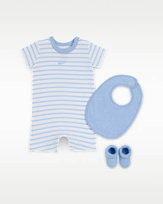 Детские  Nike Baby 3-Piece Romper and Terry Set