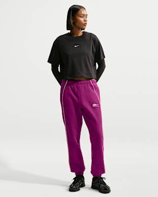 Женские Nike Studio Fleece Medium Weight Mid-Rise Cuffed Pants