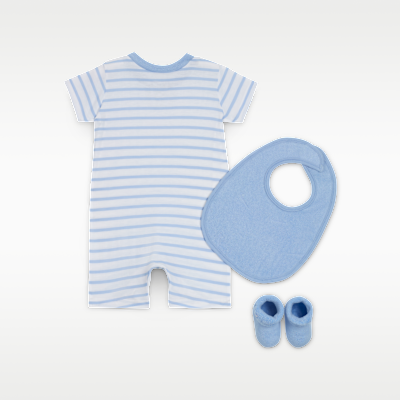 Nike Baby 3-Piece Romper and Terry Set