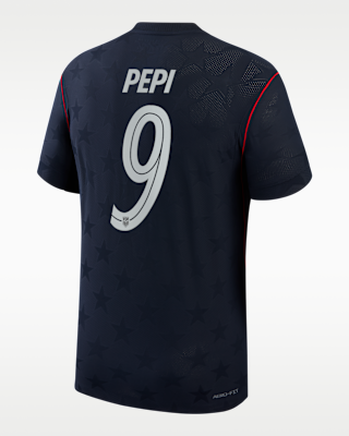 Мужские джерси Ricardo Pepi USMNT 2026 Match Away Nike Aero-FIT Soccer Jersey
