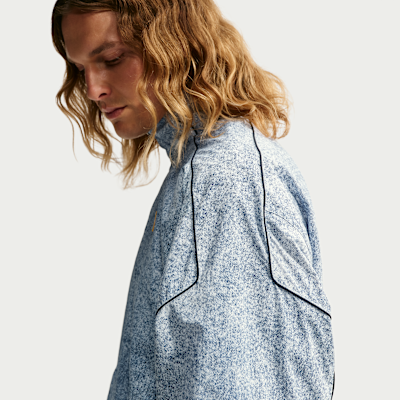 Nike Club Rules Oversize Tam Boy Fermuarlı Erkek Ceketi görsel 3