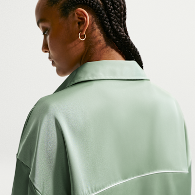 Nike Sportswear Oversize Saten Uzun Kollu Kadın Üstü görsel 2
