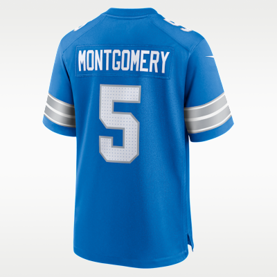 David Montgomery Detroit Lions Men's Nike NFL Game Football Jersey