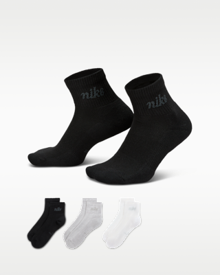 Unisex носки Nike Everyday Elevated Ankle Socks (3 Pairs)