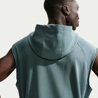 Nike N.A.C. Dri-FIT Fleece Kolsuz Kapüşonlu Erkek Antrenman Üstü görsel 2