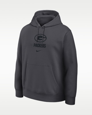 Мужское худи Green Bay Packers Washed Club Nike NFL Pullover Hoodie