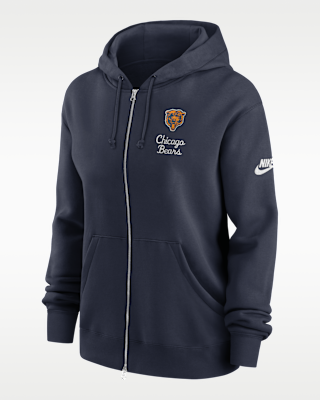 Женское худи Chicago Bears Phoenix Rewind Nike NFL Full-Zip Hoodie