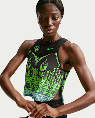 Женские Nike AeroSwift Dri-FIT ADV Cropped Tank Top для бега