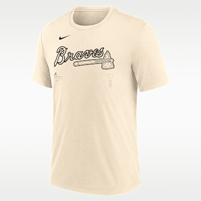 Playera Nike de la MLB para hombre Atlanta Braves Wordmark