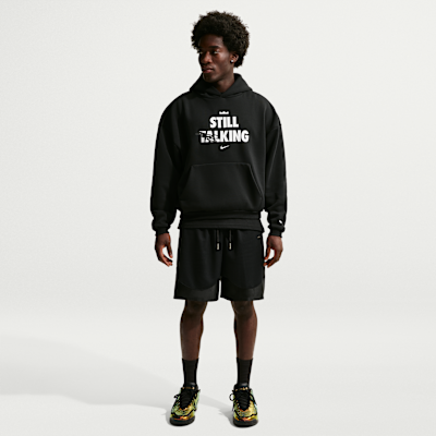 Sweat à capuche de basket LeBron « Shut Up and Dribble » Nike Therma-FIT brossé pour homme
