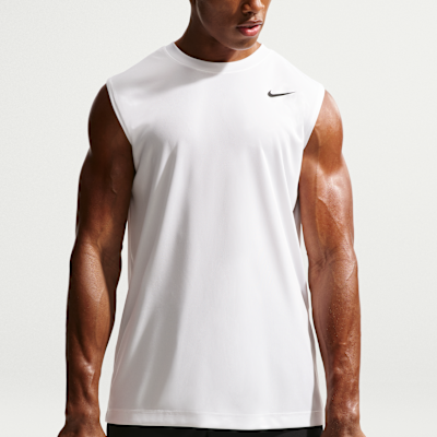 Nike Dri-FIT Kolsuz Erkek Antrenman Üstü görsel 3