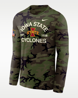 Мужская футболка Iowa State Cyclones Legend Nike Dri-FIT Long-Sleeve