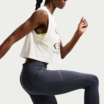 Nike Swift Yüksek Belli Bilek Üstü Cepli Kadın Koşu Taytı görsel 4