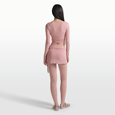 Falda cruzada para mujer NikeSKIMS Stretch Knit