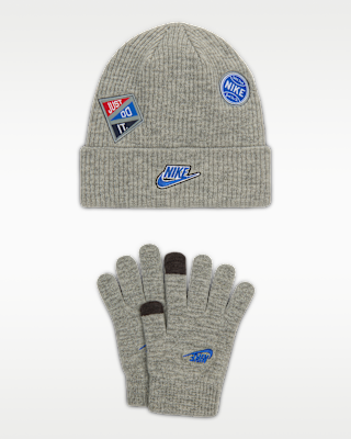 Женские Nike Big Kids' 2-Piece Multisport Peak Beanie Set