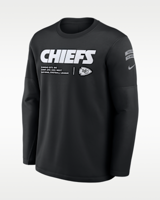 Мужские  Kansas City Chiefs Salute to Service Sideline Coaches Nike NFL Pullover Crew