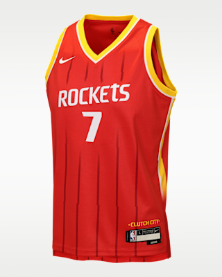 Детские джерси Kevin Durant Houston Rockets Icon Edition Big Kids' Nike NBA Swingman Jersey