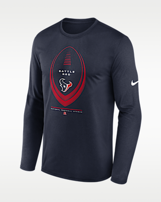 Мужская футболка Houston Texans Legend Icon Nike Dri-FIT NFL Long-Sleeve